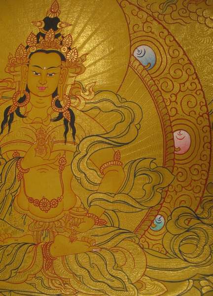 Tibetan Thangka Of Vajrasattva