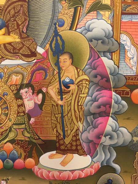 [master Quality] Tibetan Thangka Of Buddha Life Story, [24k Real Gold], [rare Find]