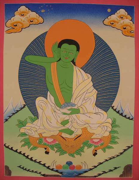 Tibetan Thangka Of Milarepa