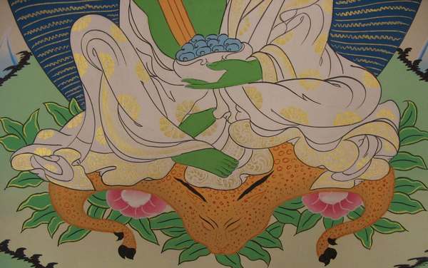 Tibetan Thangka Of Milarepa