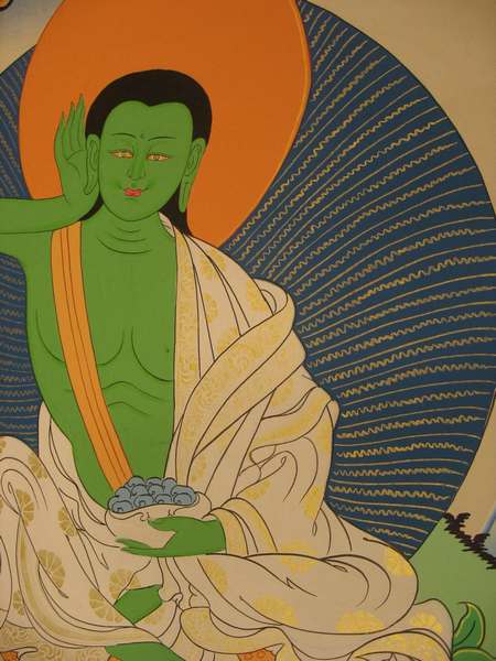 Tibetan Thangka Of Milarepa
