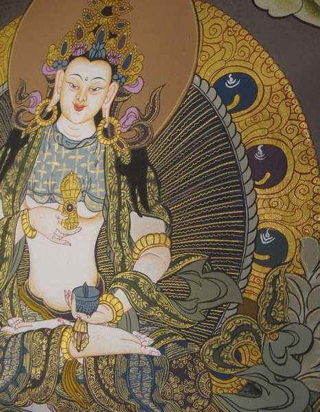 Tibetan Thangka Of Dorje Sempa