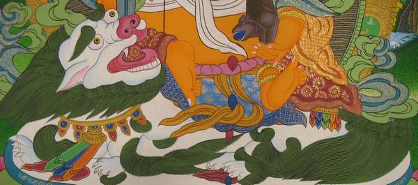 Tibetan Thangka Of Namtose
