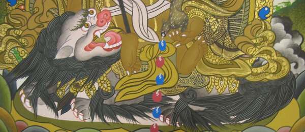 Tibetan Thangka Of Namtose