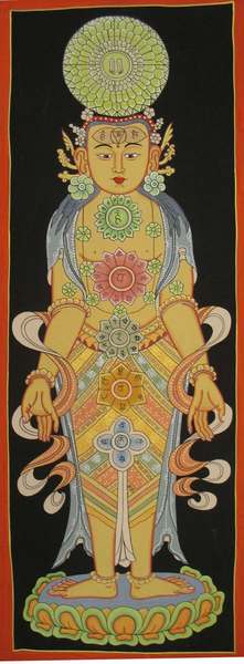 Tibetan Thangka Of Samadhi Small