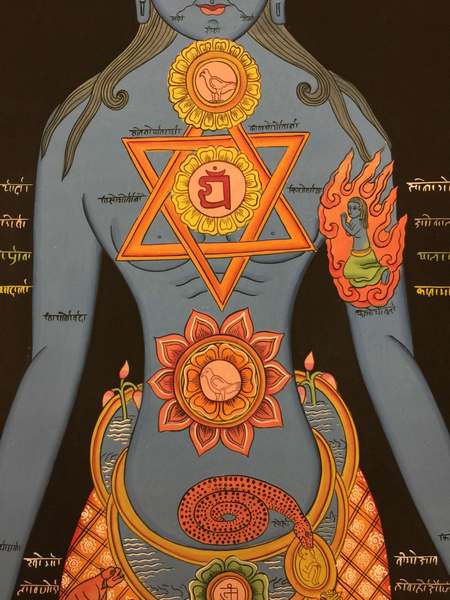 Tibetan Thangka Of Bigger Samadhi