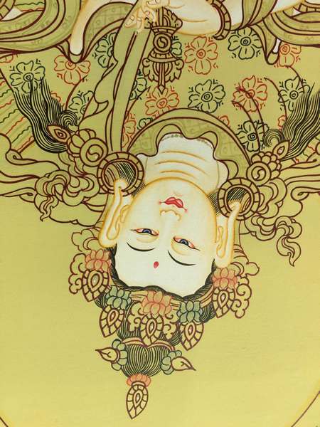 Tibetan Thangka Of Vajrasattva
