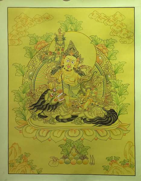 Tibetan Thangka Of Namtose
