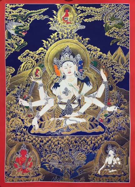 Tibetan Thangka Of Namgyalma