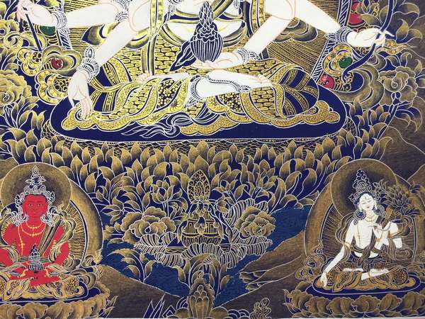 Tibetan Thangka Of Namgyalma