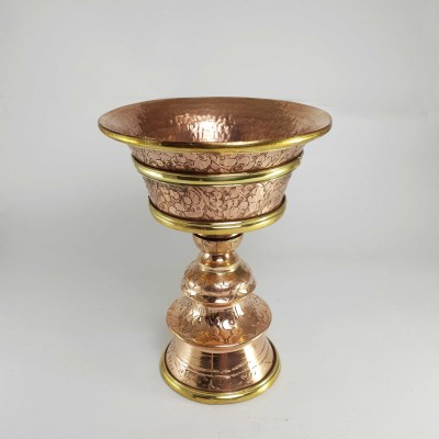 [large] Copper Butter Lamp