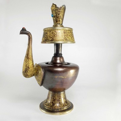 [large] Copper Bhumpa- Bhumba [oxidized]