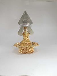 [hq], Tibetan Copper Torma, Deep Carving [full Gold Plated]