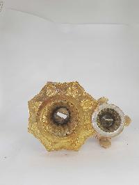 [hq] Tsebum : Ritual Long Life Vase For Long Life [gold And Silver Plated]