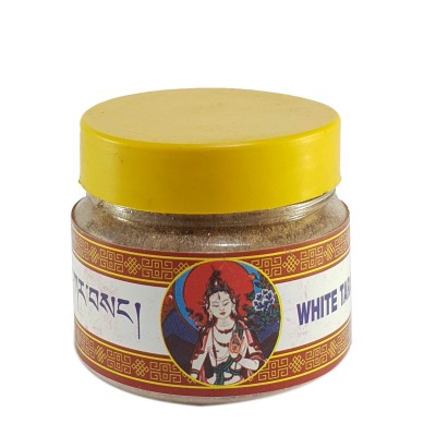 White Tara Incense Powder, [in Pet Jar]