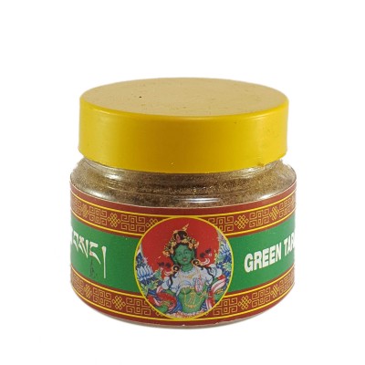 Green Tara Incense Powder, [in Pet Jar]