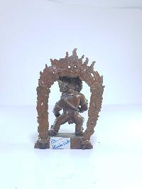 [old Stock], Tibetan Statue Of Black Jambhala, [chocolate Oxidized], Last Piece