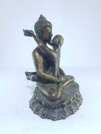 [old Stock], Tibetan Statue Of Samantabhadra, [last Piece], [sold]
