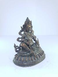 [old Stock], Vessarana, Tibetan Statue Of Chatur Maharaj, [chocolate Oxidized], Last Piece, Four Heavenly Kings