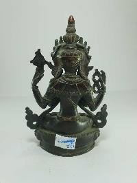 [old Stock] Statue Of Chenrezig [oxidized], [last Piece]
