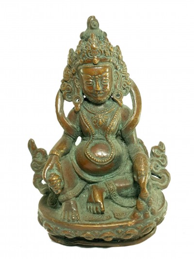 [old Stock] Statue Of Yellow Jambhala [oxidized], [last Piece]
