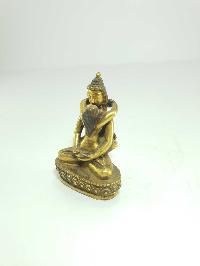 [old Stock] Statue Of Samantabhadra [full Gold Plated], [last Piece]