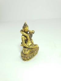 [old Stock] Statue Of Samantabhadra [full Gold Plated], [last Piece]