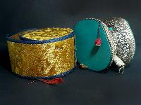Tibetan Chod Damaru [real Silver]