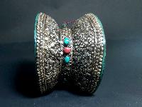 Tibetan Chod Damaru [real Silver]