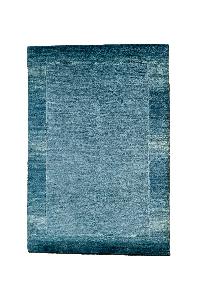 Nepali Handmade Woolen Bordered Carpet, [60 Knots]