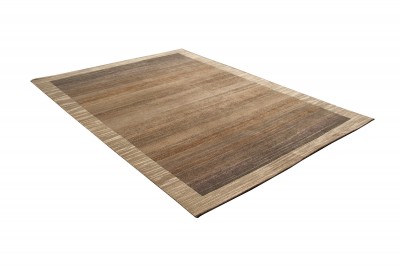 Nepali Handmade Wool And Silk Ombre Carpet, [60 Knots], Color Code [m69, Hb Silk]