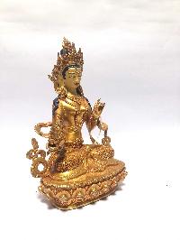 [monastery Quality] Statue Of Kalash Tara, [full Gold Plated], [painted Face]
