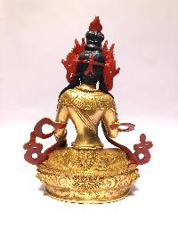 [monastery Quality] Buddhist Statue Of Mani Tara [full Fire Gold Plated], [painted Face]
