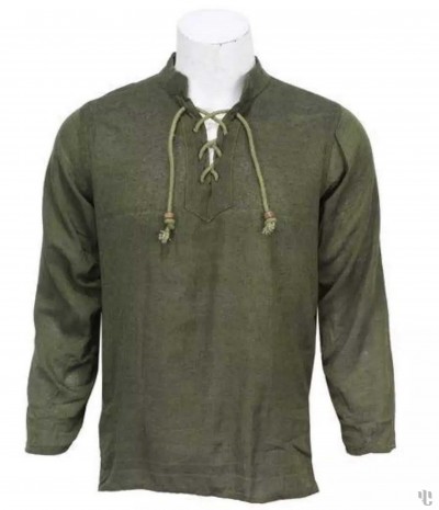 Nepali Handmade Cotton Kurta, [green Dying]