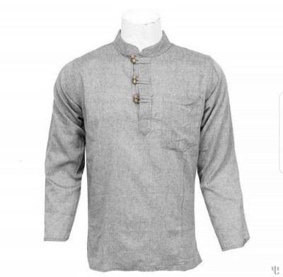 Nepali Handmade Cotton Kurta, [ivory Dying]