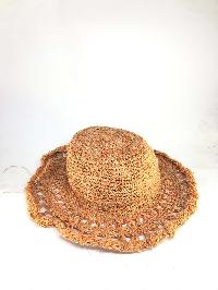 Hemp Cap, [hand Knitted], [free Size]
