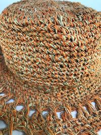 Hemp Cap, [hand Knitted], [free Size]