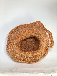 Hemp Cap, [hand Knitted], [free Size]