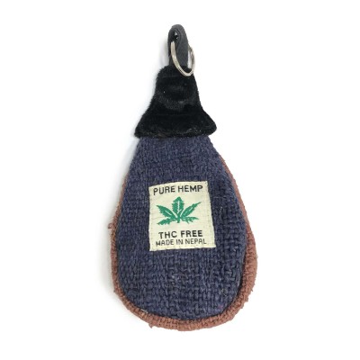 Hemp Small Bag, [bag], [keyring]