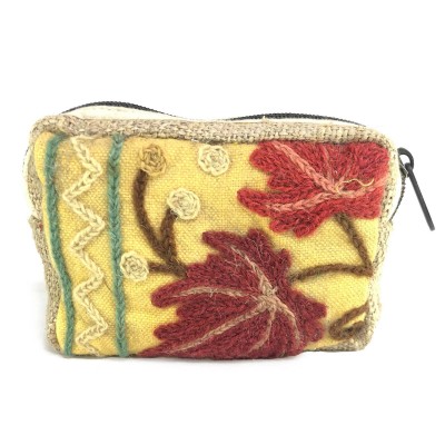 Hemp Small Bag, [coin Bag], [two Chains]