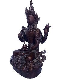 [rare Find], Old Statue Of Prajnaparamita, [chocolate Oxidized], Pragya Parmita