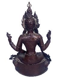 [rare Find], Old Statue Of Prajnaparamita, [chocolate Oxidized], Pragya Parmita