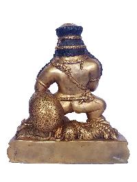 [hq], Museum Copy Statue Of Black Jambhala, [full Gold Plated]
