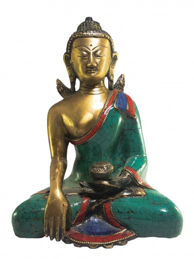 Statue Of Shakyamuni Buddha With [real Stone Setting], Better Work