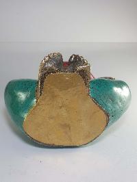 Statue Of Ganesh With [real Stone Setting]
