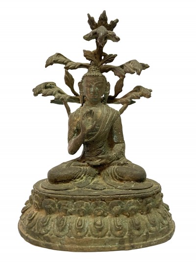 Antique Handmade Statue Of Shakyamuni Buddha, [rare Find]