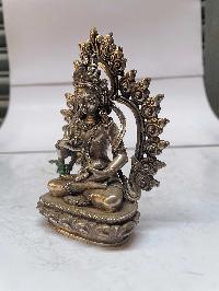 [master Quality], Sterling Silver, [430 Gram] Statue Of Vajrasattva, [old Stock]
