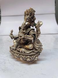 [master Quality], Sterling Silver, [492 Gram] Statue Of Ganesh, [old Stock]