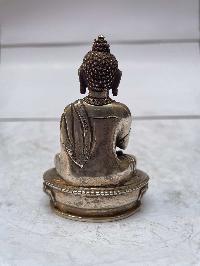 [master Quality], Sterling Silver, [212 Gram] Statue Of Vairochana Buddha, [old Stock]