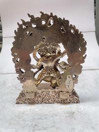 [master Quality], Sterling Silver, [774 Gram] Statue Of Vajrapani [chana Dorje], [old Stock]